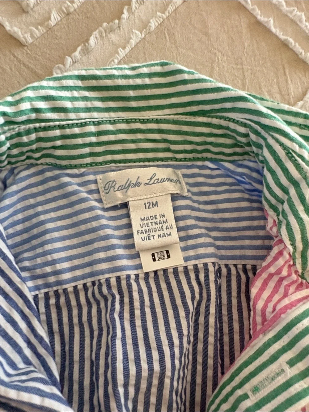 Polo Ralph Lauren Shirt Dress for Girls - Blue, Pink & Green